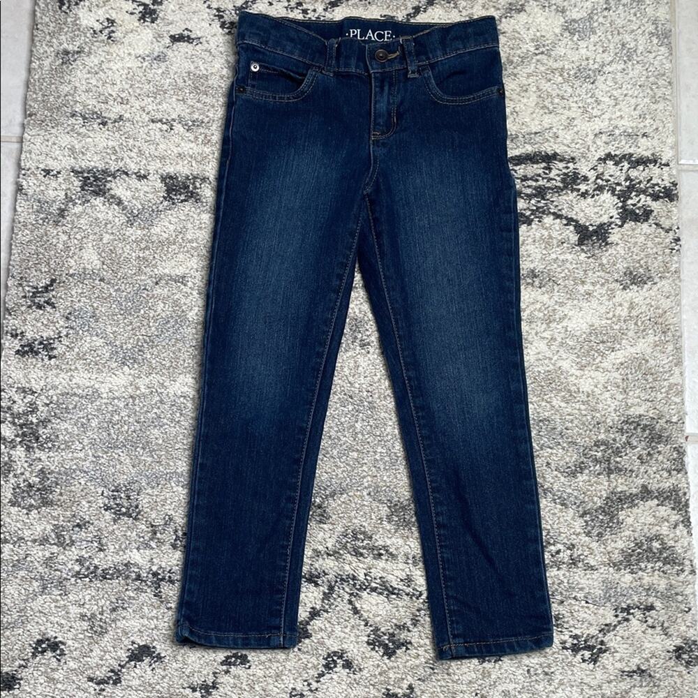 Children’s Place little girls size 6 Dark Blue Skinny Jeans